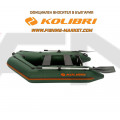 KOLIBRI - Надуваема моторна лодка с твърдо дъно KM-245 Book Deck Standard - зелен